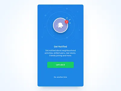 Notification Permission Screen android app ask illustration ios location mobile notification permission ui users ux