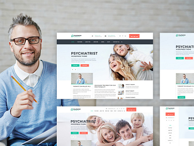 Psychiatrist - WordPress Theme css html psychiatrist theme therapist wordpress