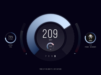 Daily UI #034 034 car dailyui dashboard interface ui