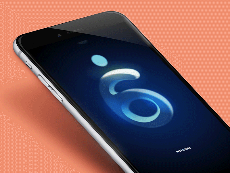 Splash screen concept with Organic Number animation mobile motion number splash ui vietnam