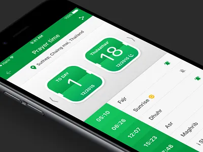 Prayer time for muslim