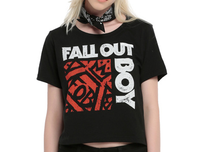FOB! band design fall out boy fob merch t shirt