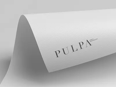 PULPA MARTA MARUSZCZYK design fashion id logotype minimal pulpa