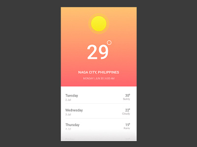 Daily Ui 037 037 daily design hint interface ui weather