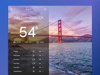 Daily UI #037 challenge dailyui interface temperature ui weather