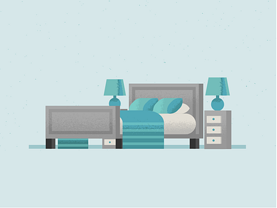 Ready for a Nap bed bedroom illustration nap time vacation