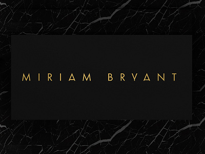 Miriam Bryant - Visual Identity artist branding logo logotype minimal music scandinavian