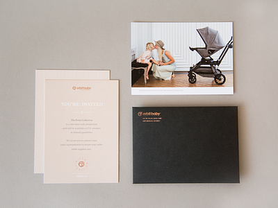 Orbit Baby invitation print stroller