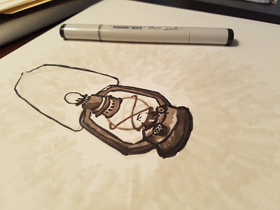 Lantern - Adventure Equipment Series adventure copic drawing illustration lantern rpg