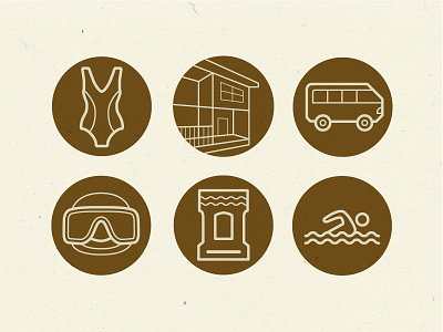 Kiribati Iconography iconography icons kiribati linework