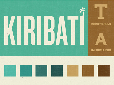 Kiribati Assets assets colors island kiribati travel typography