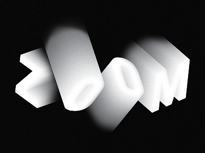 Zoom Working black dimension light shadows type white zoom