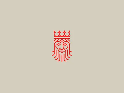 Unused King blksmith king logo mark