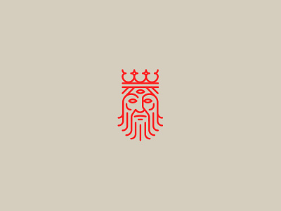 Unused King blksmith king logo mark