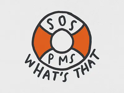 S.O.S. design iconography pantone