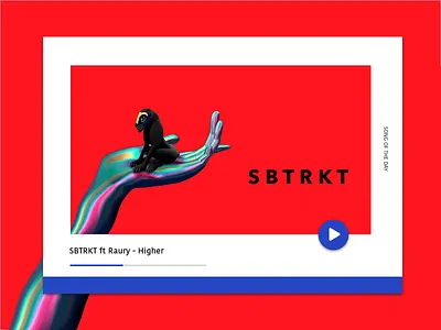 SBTRKT daily dj frame house icon music player red song week