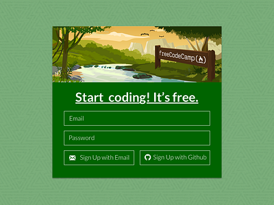 Free Code Camp - Sign Up Form form free code camp sign up