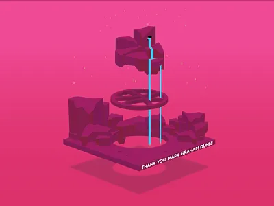 First Dribbble Shot debut dribbble illustration isometric