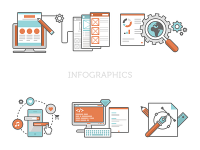 Infographics app application infographics interface mobile site ui user interface web