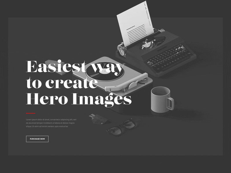 Easiest way to create hero images diy mockup download freebie landing mockup page premium psd scene creator scene generator text effects ui