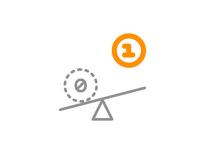 ThemeJack Icons clean flat grey grid icon orange simple ui ux vector