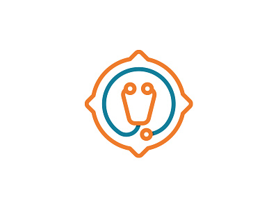 District Doctor brand branding corporate district doctor identity logo logotype stethoscope template