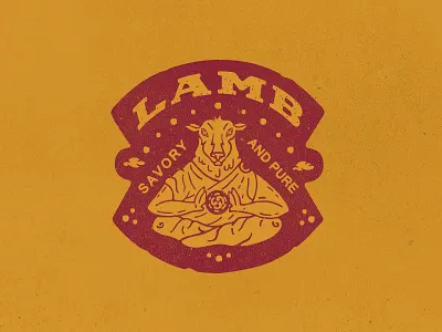 Savory & Pure Lamb :: Menu Badge floating food food truck fortune good heavenly hummus lamb mediterranean pita