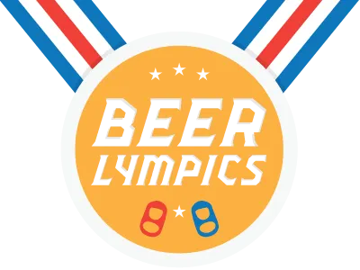 Beerlympics Event beer beerlympics medal olympics stars tab usa