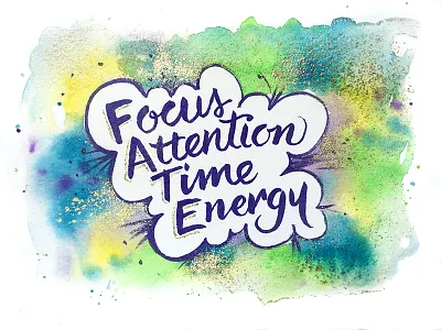 Fate brush brushscript lettering watercolor