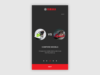 Yamaha Onboarding iPhone - WaveRunners concept design iphone onboarding screen tutorial ui ux waverunner welcom yamaha