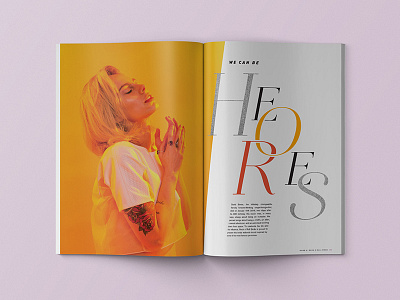 Rock n Roll Bride Magazine editorial magazine print