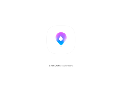 Balloon Accelerators app icon brand brand identity branding design icon identity logo logotype symbol