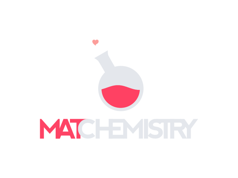 Matchemistry Living Logo after effects animation living logo logo love motion potion simple typography