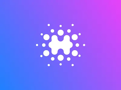 logo for the universal messenger communication fresh h logo lush messenger modern startup