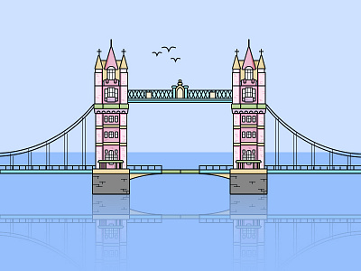 London bridge blend design illustration london bridge photo photoshop picture