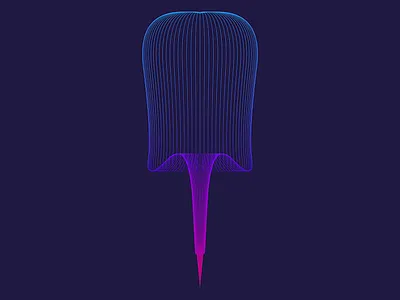 Unicellular 6 algorithm art coding design generative python