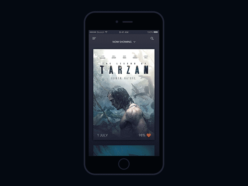 Movie Synopsis entertainment ios ipad movie synopsis movies poster ticketing ui ux