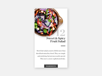 Top 20 Healthy Recipes dailyui food health recipe salad ui ux