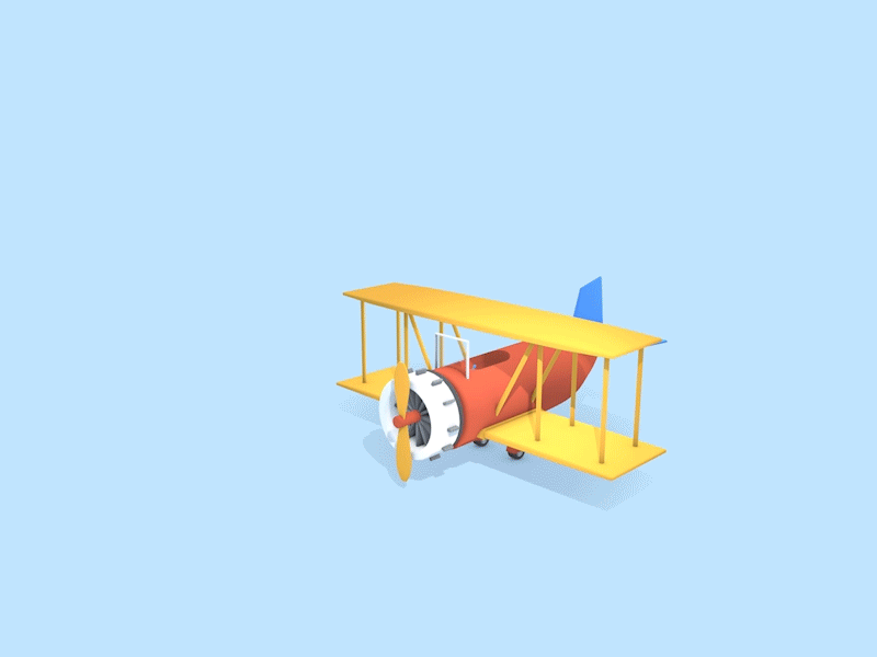 Fly-N-High 3d aircraft animation c4d marillmedia