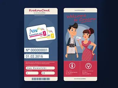 Voucher cracow print voucher