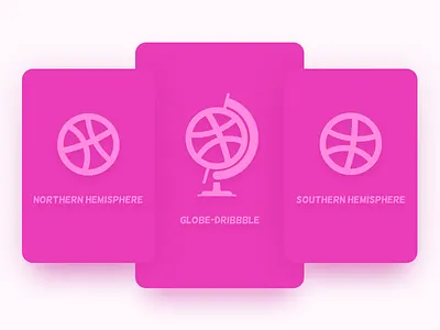 GLOBE-DRIBBBLE globe icon illustrator red