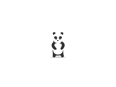 Panda animal black blackandwhite cute hug negativespace panda shadow white