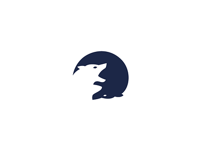 Two wolves fight logo symbol wolf wolves yang yin
