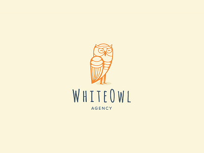 Logo Owl agency animal animals brand logo owl