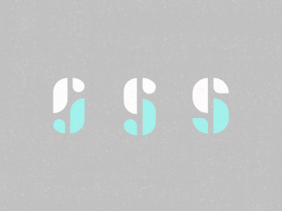 S | J | Monogram gray j letters logo minimal monogram pastel s simple white
