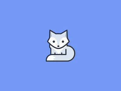 Foxy branding chill fox logo mascot simpleasmilk