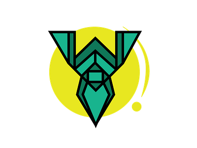Badge badge line art minimal
