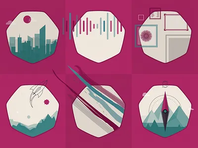 Project Icons icon illustration vector