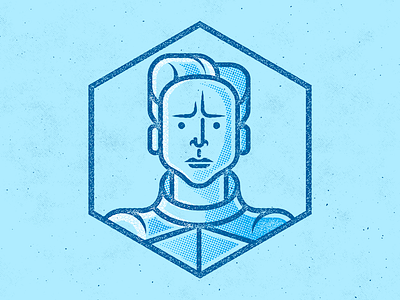 Brienne of Tarth brienne of tarth game of thrones halftones illustration texture