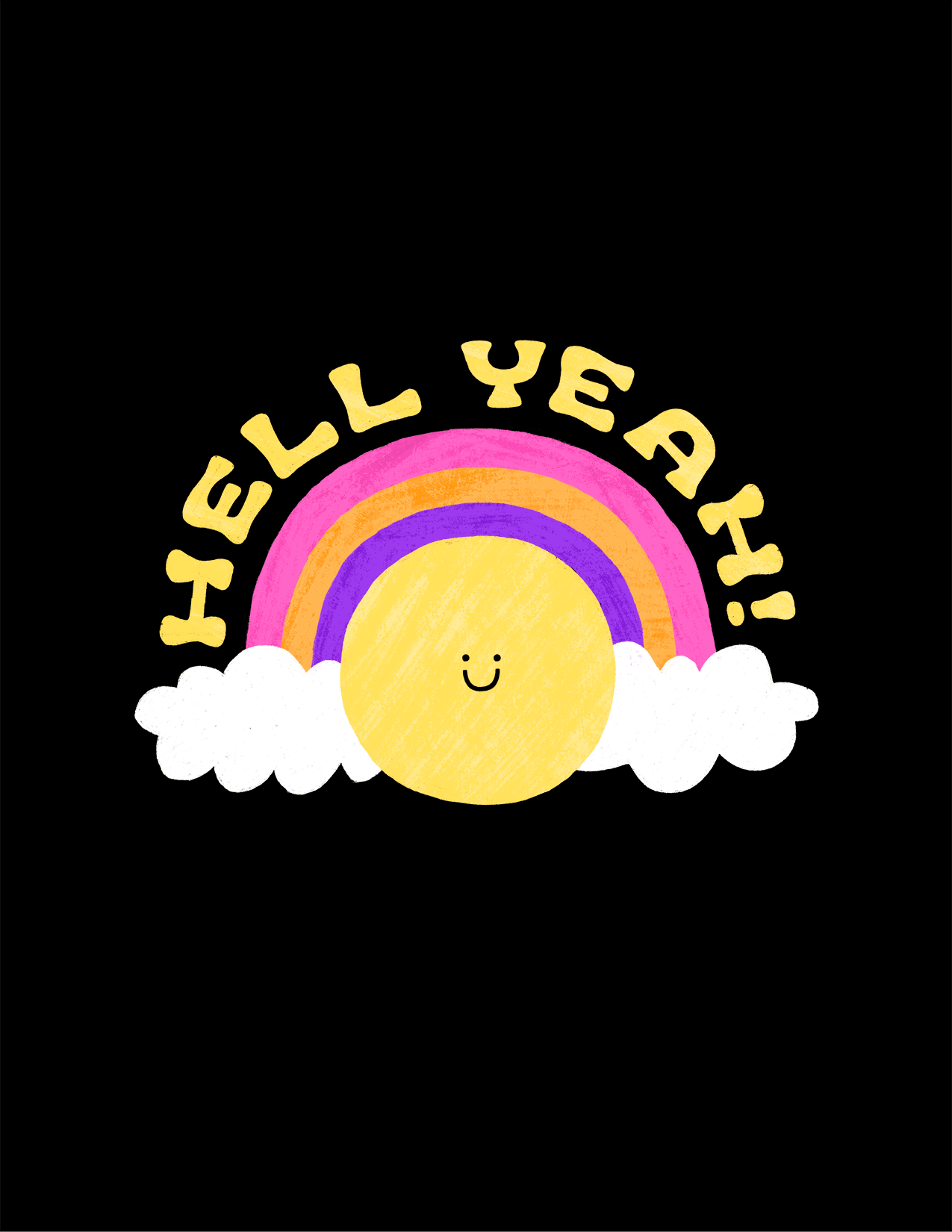 Oh No Hell Yeah! editorial emotions illustration lettering mental health